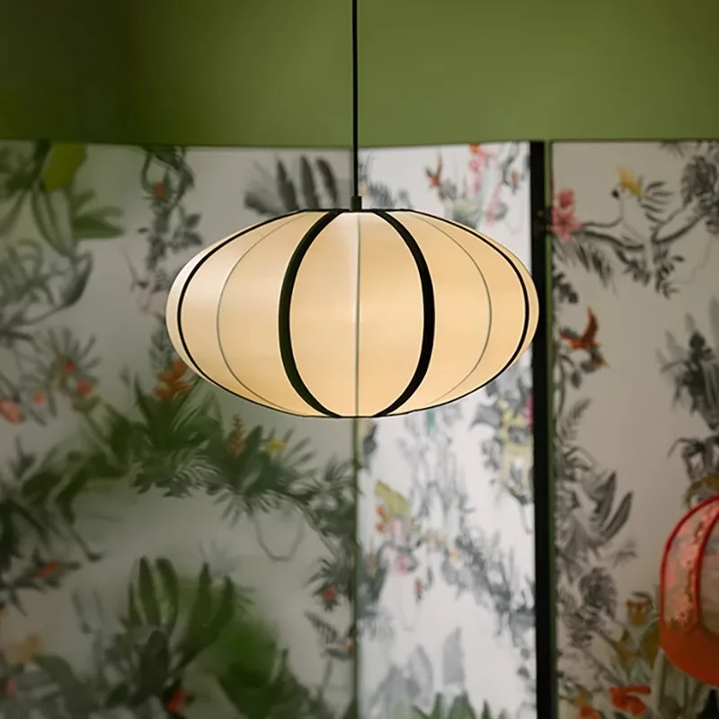 Japanese Lighting Decor - โคมไฟระย้าสไตล์ญี่ปุ่นแบบวบิ-ซิบิ สำหรับห้องรับประทานอาหารยุคกลาง เหมาะสำหรับตกแต่งภายในห้องและให้แสงสว่าง