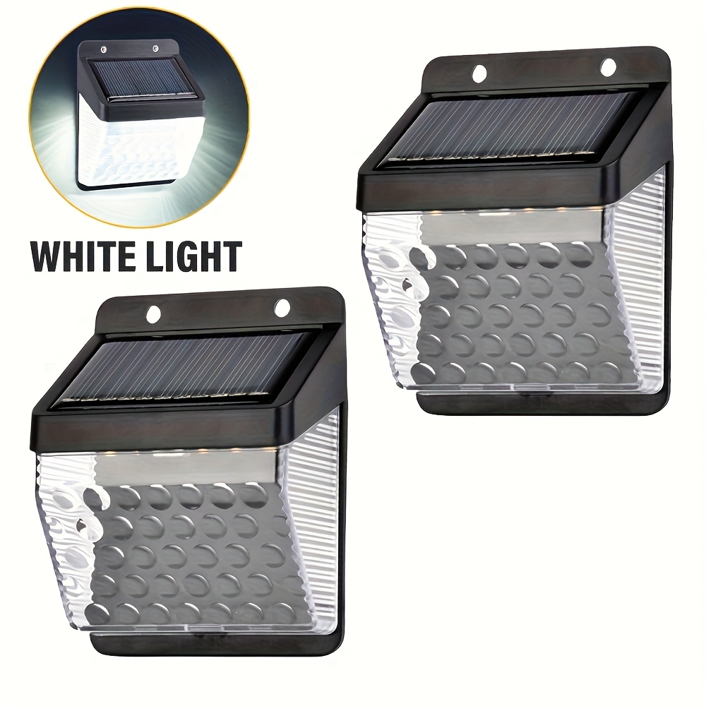 Lighting Decoration Outdoor - ไฟ LED พลังงานแสงอาทิตย์ พร้อมเซ็นเซอร์ตรวจจับความเคลื่อนไหว PIR สำหรับติดผนัง