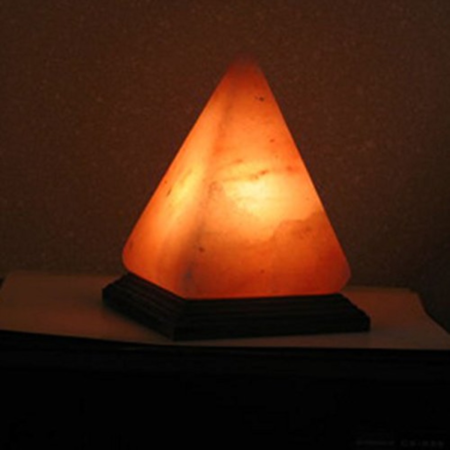 Himalayan Salt Lamp - โคมไฟเกลือหิมาลัยแท้ รูปทรงปิรามิด