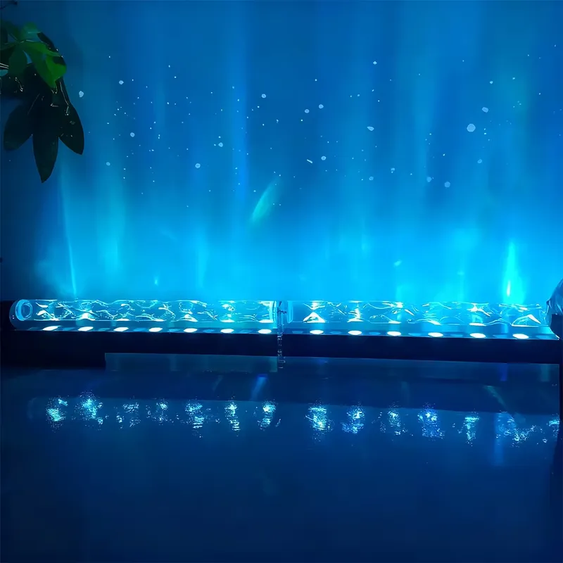 Room Lighting Bedroom Decor - ไฟฉายโปรเจคเตอร์ลายเปลวไฟ 3 มิติ แบบสมาร์ท พร้อมเอฟเฟกต์ระลอกน้ำ สร้างบรรยากาศ