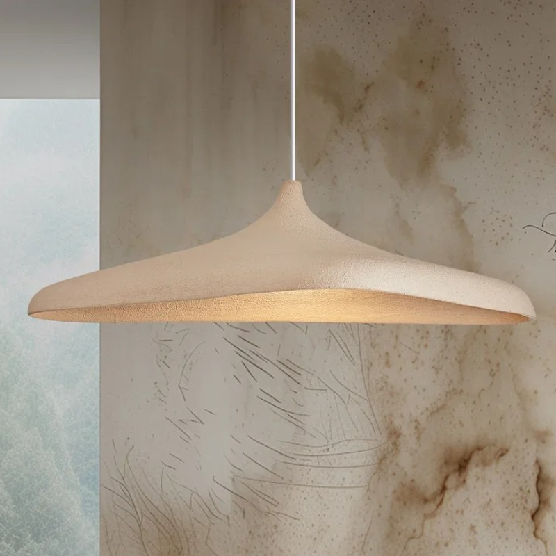 Japanese Lighting Decor - โคมไฟเพดาน LED สไตล์วาบิซาบิญี่ปุ่น สำหรับห้องนั่งเล่น ห้องรับประทานอาหาร ขั้วหลอด