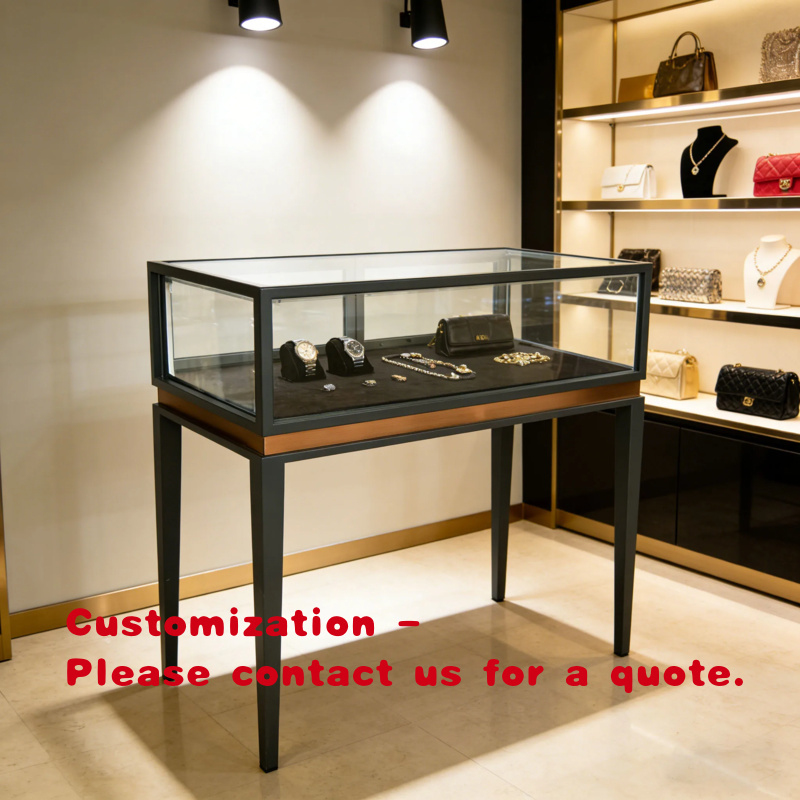 Furniture Lighting & Decor Magazine - ตู้โชว์เครื่องประดับแบบพกพาพร้อมไฟ LED แบบกำหนดเอง ด้านหลังเป็นกระจก เหมาะสำหรับร้านค้าปลีกในห้างสรรพสินค้า เฟอร์นิเจอร์เคาน์เตอร์โชว์สินค้า