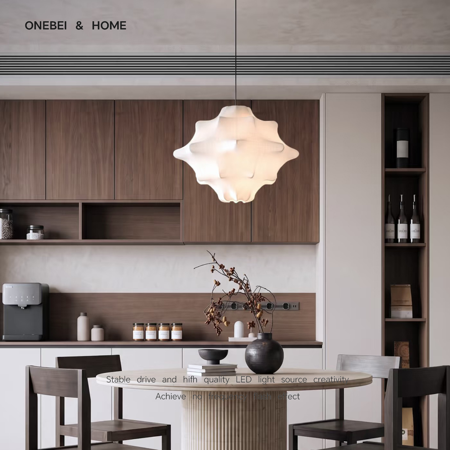 โคมไฟระย้าผ้าไหมสไตล์นอร์ดิกวา - Japanese Lighting Decor บทวิจารณ์และราคา