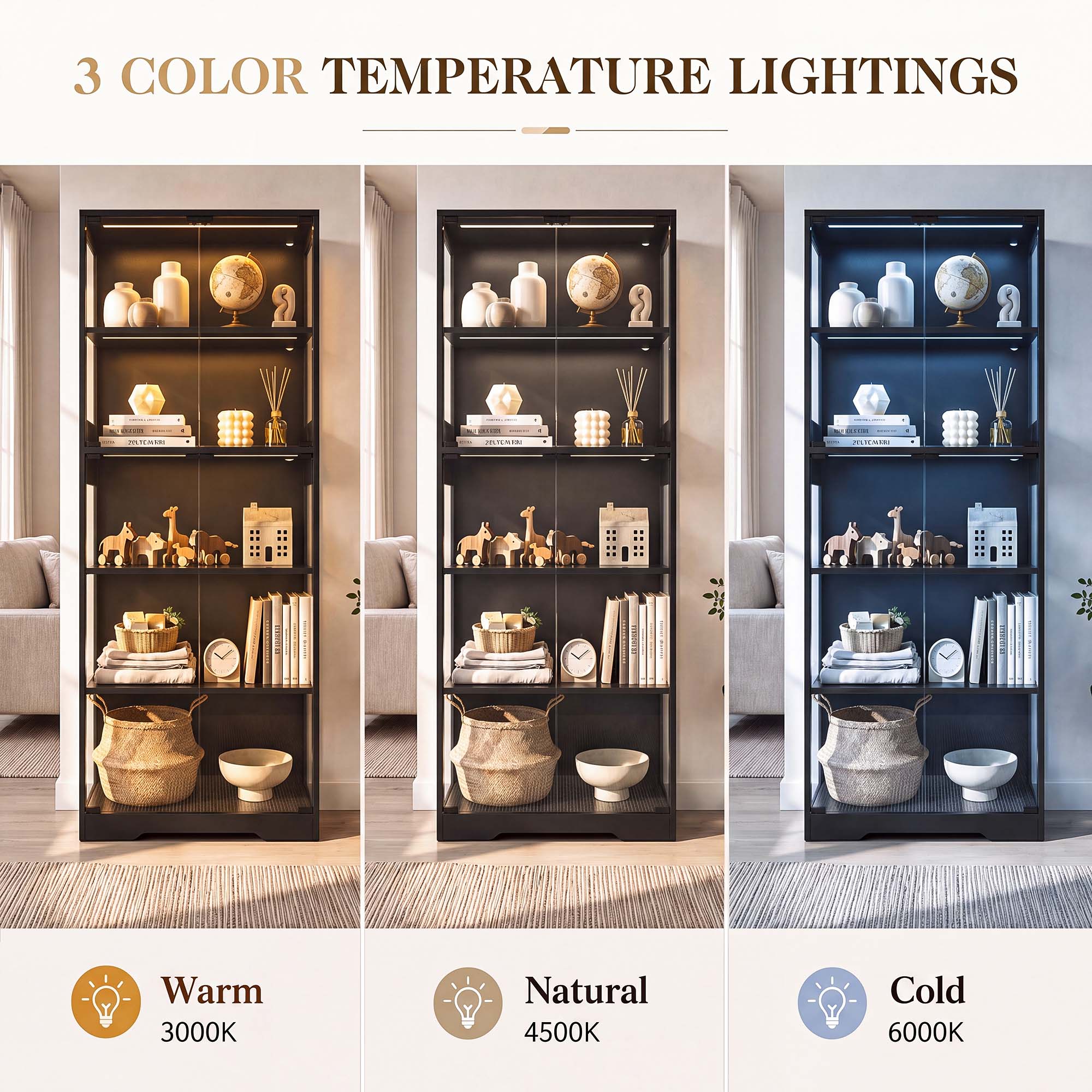 ตู้โชว์ 5 ชั้น TCGBKAF พร้อมปร - Furniture Lighting & Decor Magazine บทวิจารณ์และราคา