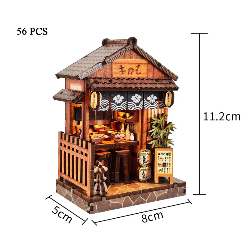 2027 ชุดบ้านไม้จิ๋ว DIY สไตล์ร - Japanese Lighting Decor บทวิจารณ์และราคา