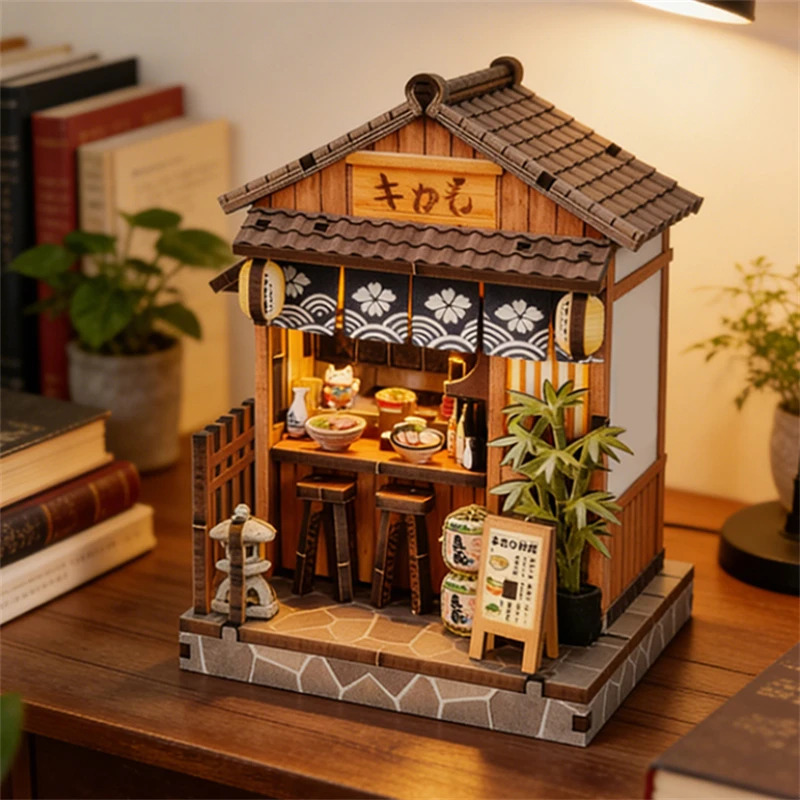 2027 ชุดบ้านไม้จิ๋ว DIY สไตล์ร - Japanese Lighting Decor บทวิจารณ์และราคา