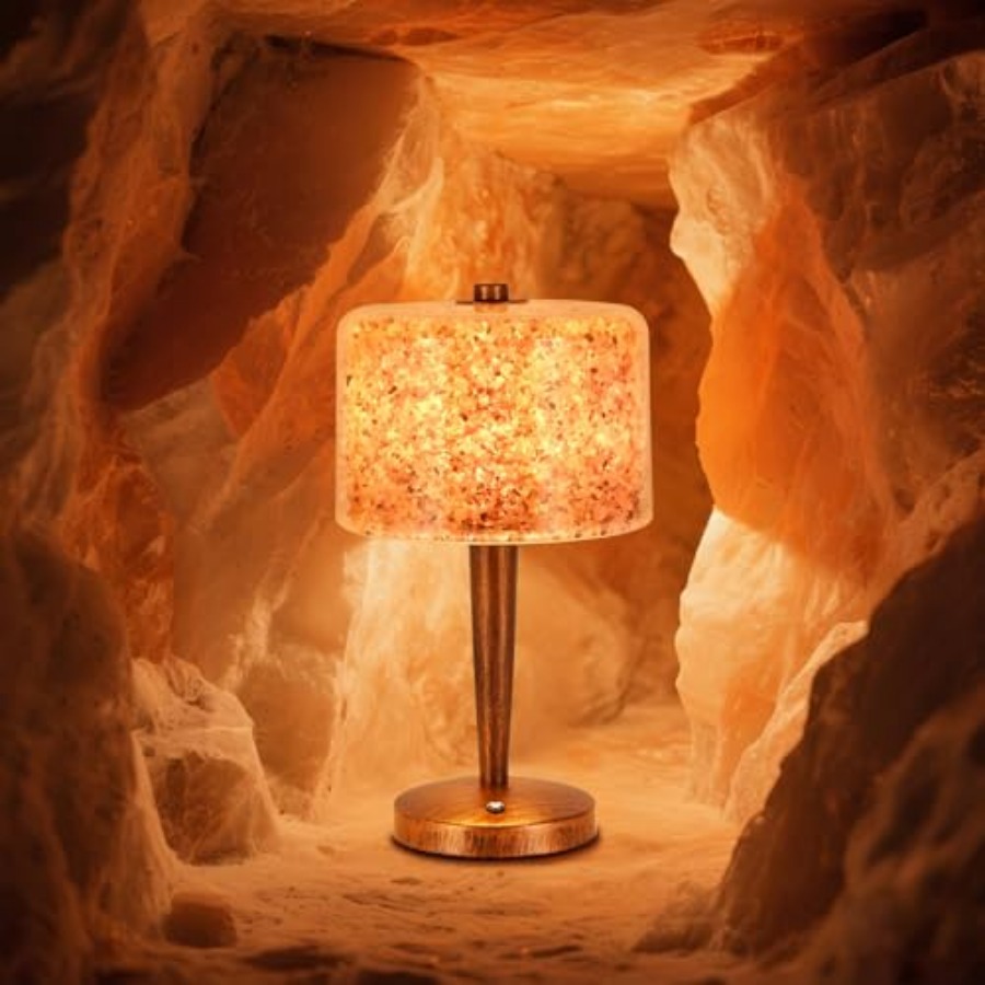 โคมไฟเกลือหิมาลัย พร้อมระบบควบ - Himalayan Salt Lamp บทวิจารณ์และราคา