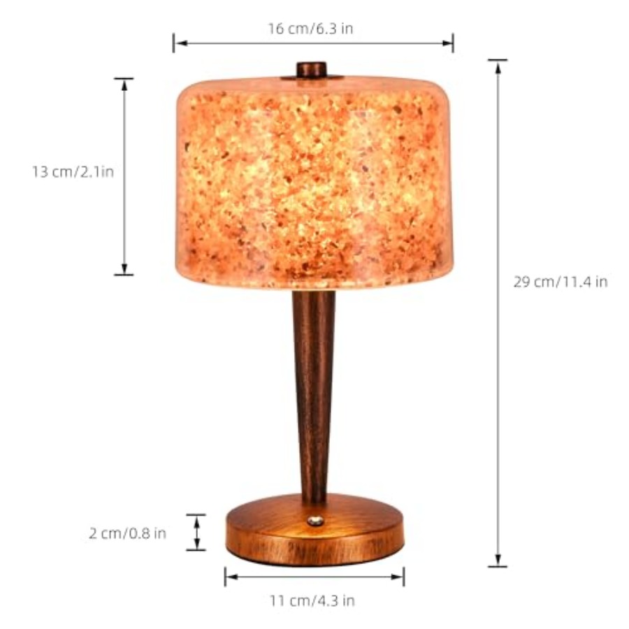 โคมไฟเกลือหิมาลัย พร้อมระบบควบ - Himalayan Salt Lamp บทวิจารณ์และราคา