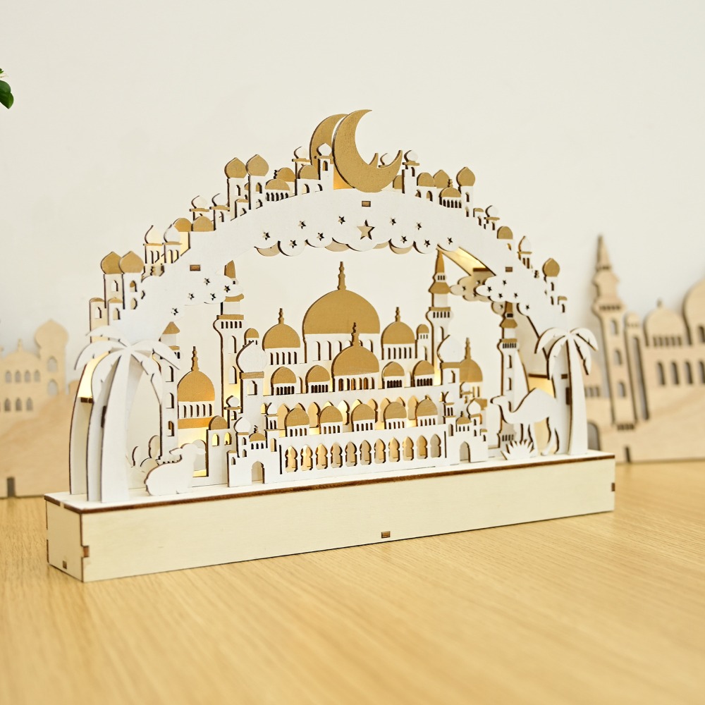 โคมไฟพระจันทร์และสะพาน LED ไม้ - Lighting Decor Woodbridge บทวิจารณ์และราคา