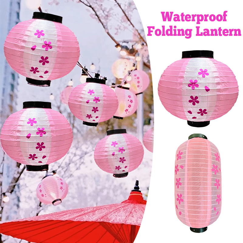 โคมไฟกันน้ำลายดอกซากุระสีชมพูส - Japanese Lighting Decor บทวิจารณ์และราคา
