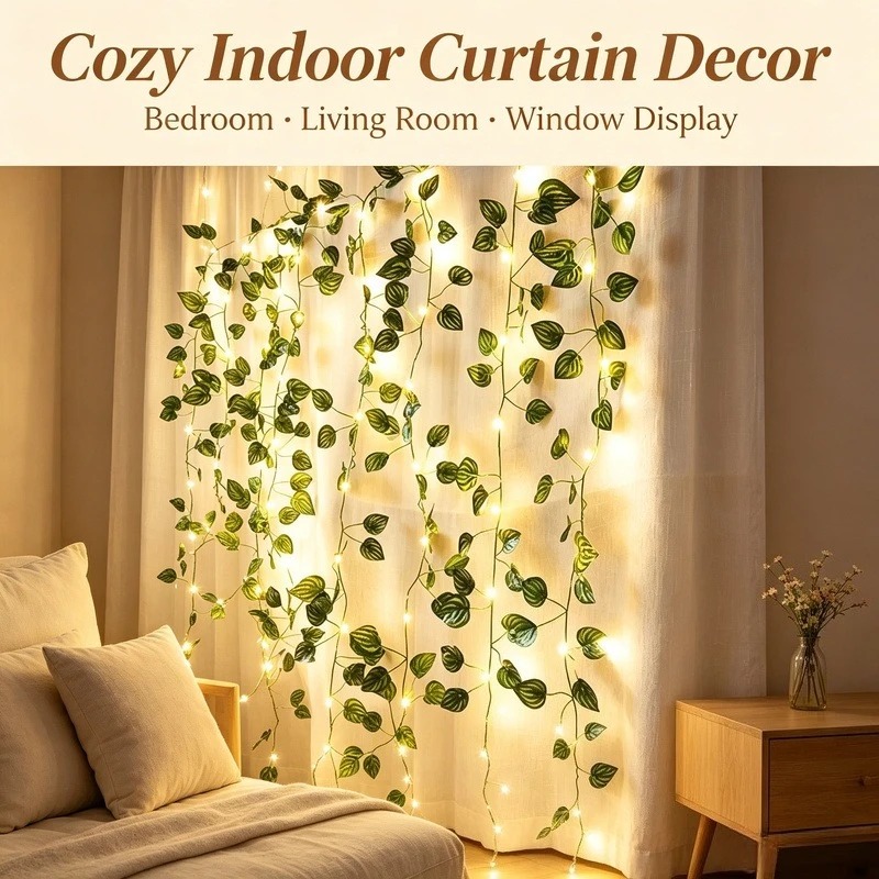 ไฟประดับใบไม้เทียม LED ความยาว - Garden Lighting Decor บทวิจารณ์และราคา