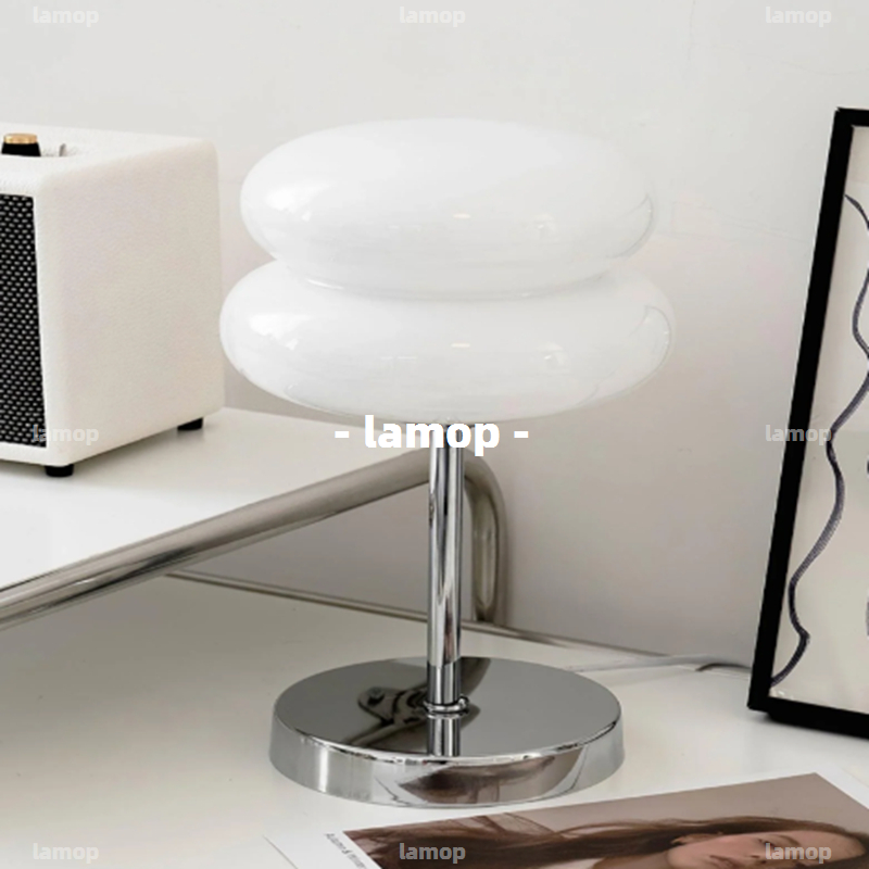 โคมไฟตั้งโต๊ะทรงกลมสีครีม Bauh - Ambient Lighting Decor For Room บทวิจารณ์และราคา