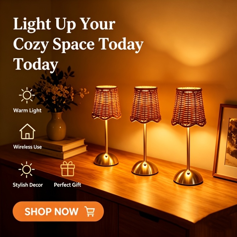 โคมไฟตั้งโต๊ะสไตล์โบฮีเมียนทำจ - Touch Dimmer Lamp บทวิจารณ์และราคา