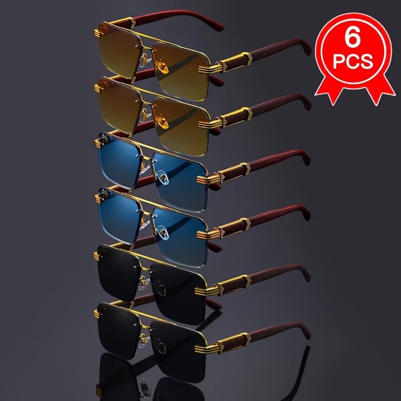 แว่นตาไร้กรอบทรงวินเทจแบบ 6 ชิ - Lighting Decor Woodbridge บทวิจารณ์และราคา