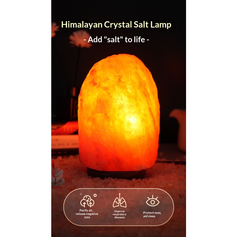 โคมไฟเกลือหิมาลัยนำเข้า โคมไฟห - Himalayan Salt Lamp บทวิจารณ์และราคา