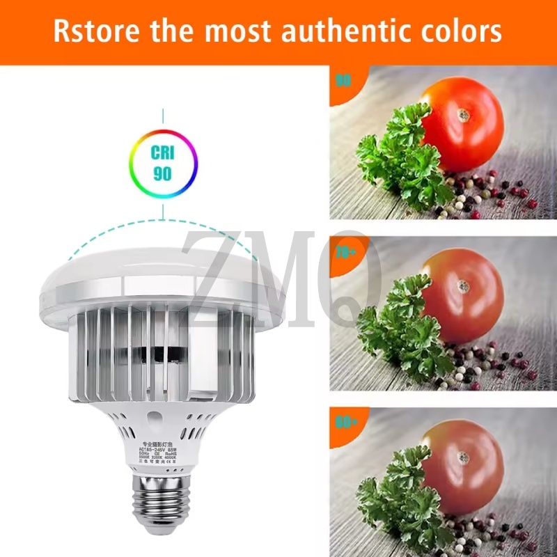 หลอดไฟ E27 85W 155W 3200K-5500 - Touch Dimmer Lamp บทวิจารณ์และราคา