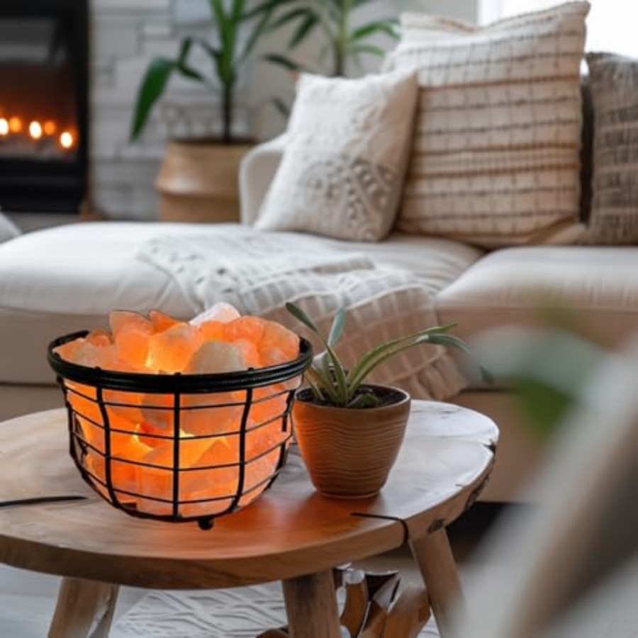 โคมไฟเกลือหิมาลัยสีชมพู NB พร้ - Himalayan Salt Lamp บทวิจารณ์และราคา