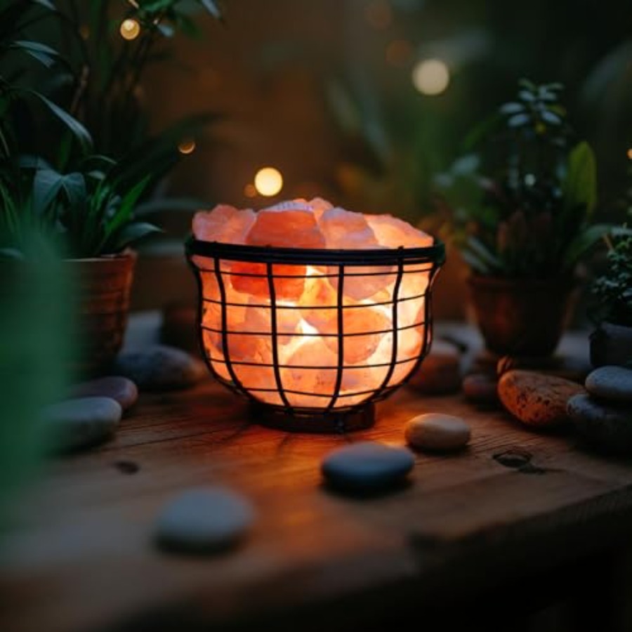 โคมไฟเกลือหิมาลัยสีชมพู NB พร้ - Himalayan Salt Lamp บทวิจารณ์และราคา