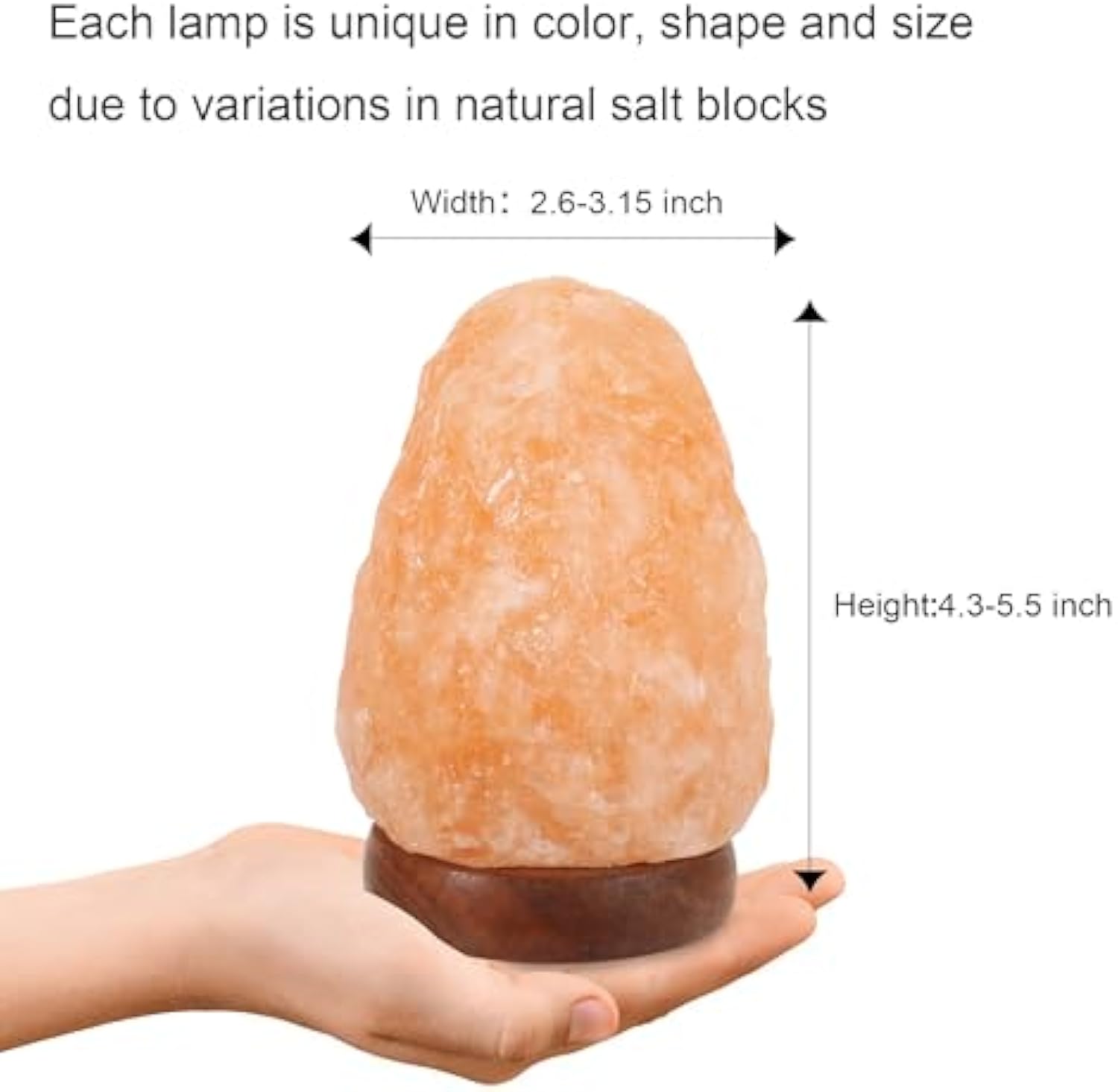 โคมไฟเกลือหิมาลัยออร์แกนิก 7 ส - Himalayan Salt Lamp บทวิจารณ์และราคา