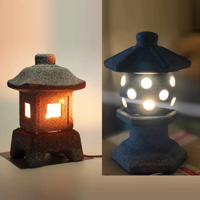 โคมไฟหินเทียมเซรามิกสไตล์ญี่ปุ - Japanese Lighting Decor บทวิจารณ์และราคา