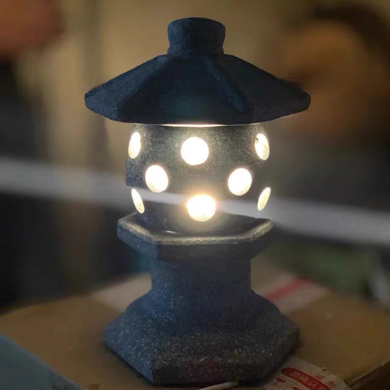 โคมไฟหินเทียมเซรามิกสไตล์ญี่ปุ - Japanese Lighting Decor บทวิจารณ์และราคา