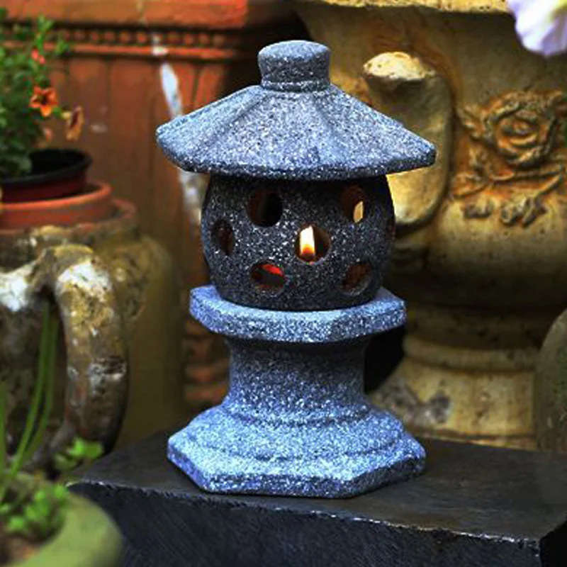 โคมไฟหินเทียมเซรามิกสไตล์ญี่ปุ - Japanese Lighting Decor บทวิจารณ์และราคา