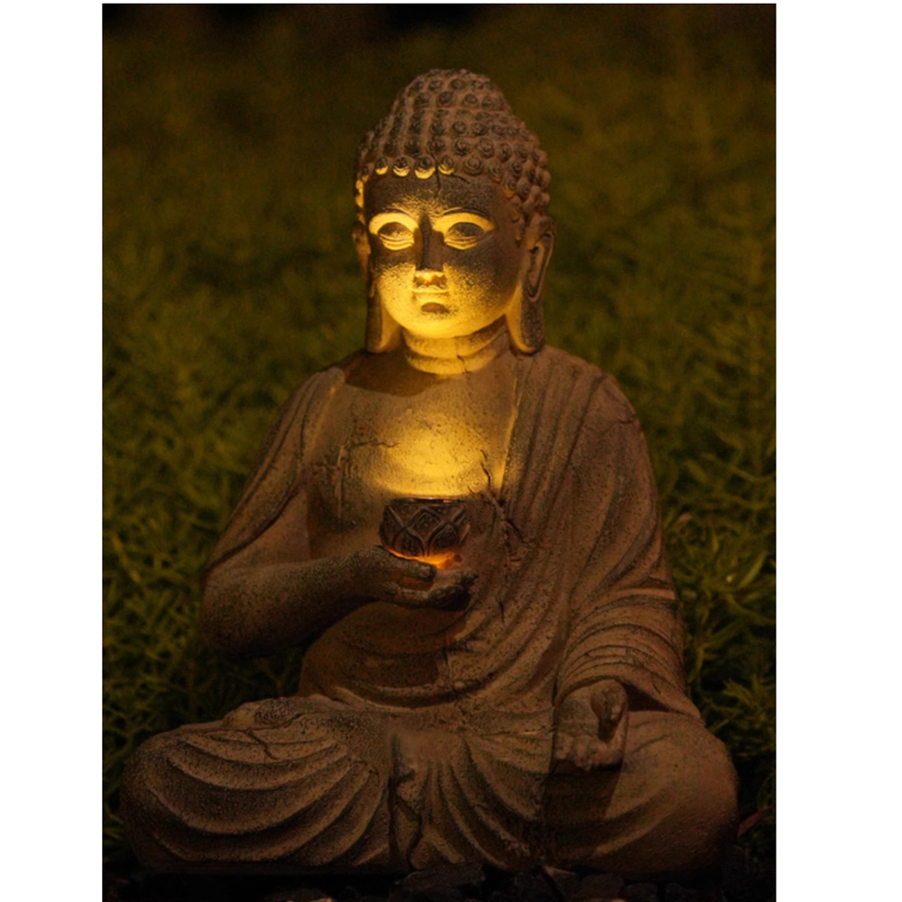 เรซิ่นพลังงานแสงอาทิตย์พระพุทธ - Japanese Lighting Decor บทวิจารณ์และราคา