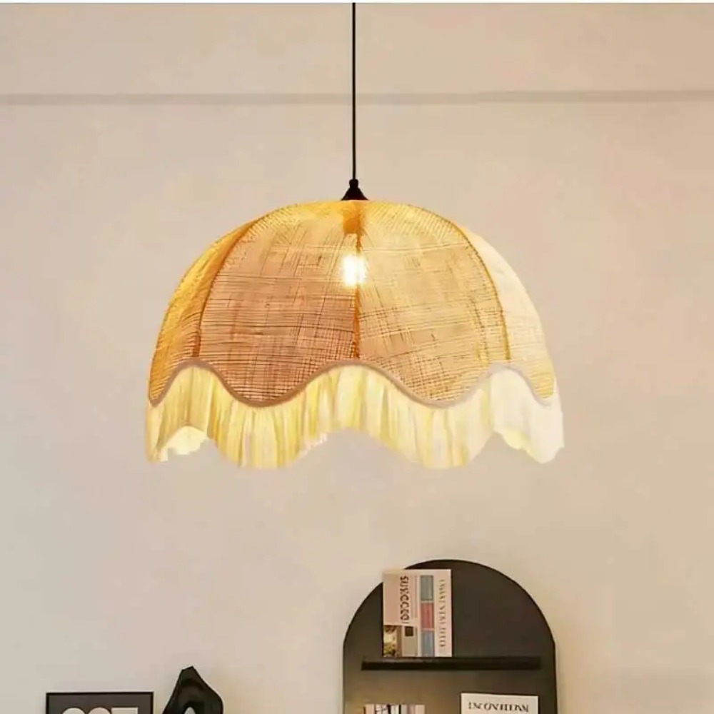 โคมไฟเพดานหวายสไตล์วาบิซาบิญี่ - Japanese Lighting Decor บทวิจารณ์และราคา