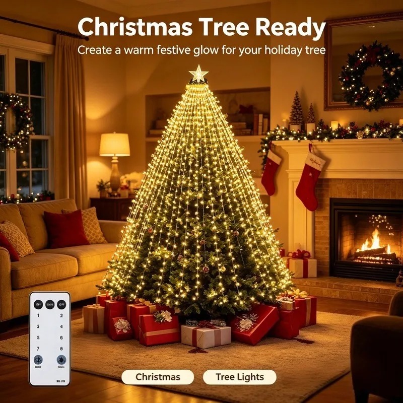 ไฟสาย LED USB กันน้ำ, 8 โหมดแส - Garden Lighting Decor บทวิจารณ์และราคา