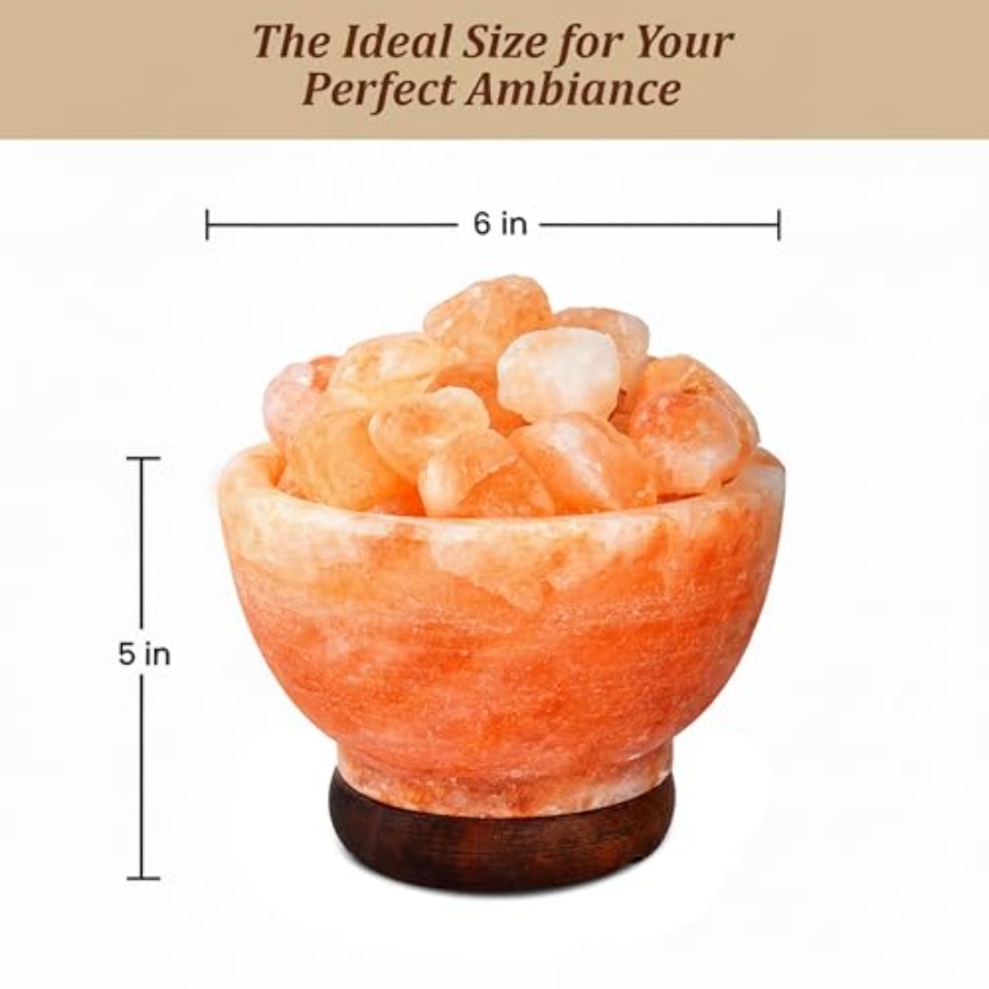 โคมไฟเกลือหิมาลัยสีชมพูแท้จากป - Himalayan Salt Lamp บทวิจารณ์และราคา