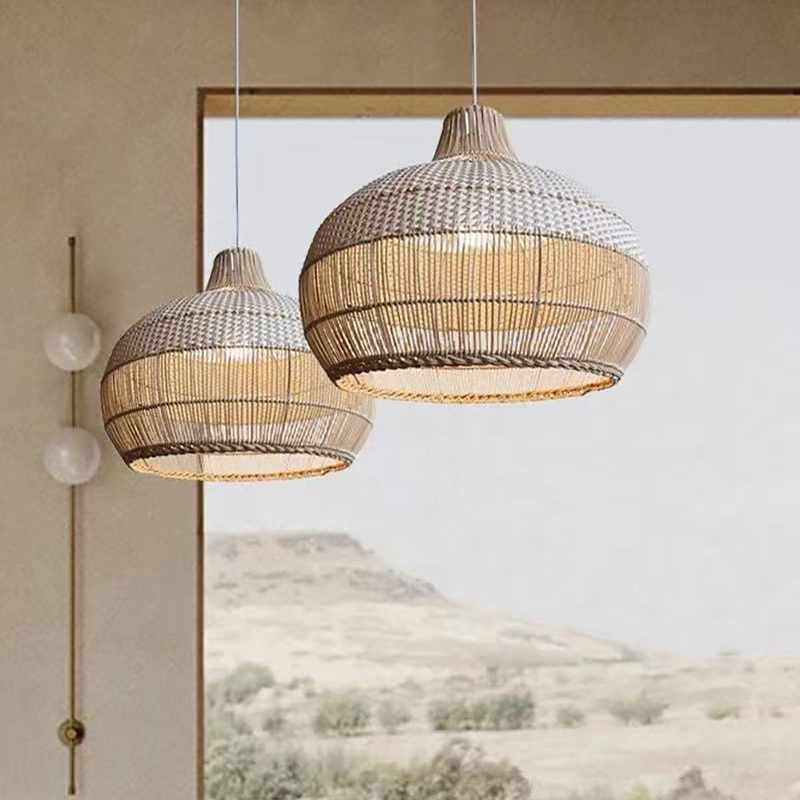 โคมไฟหวายสไตล์วาบิซาบิแบบญี่ปุ - Japanese Lighting Decor บทวิจารณ์และราคา