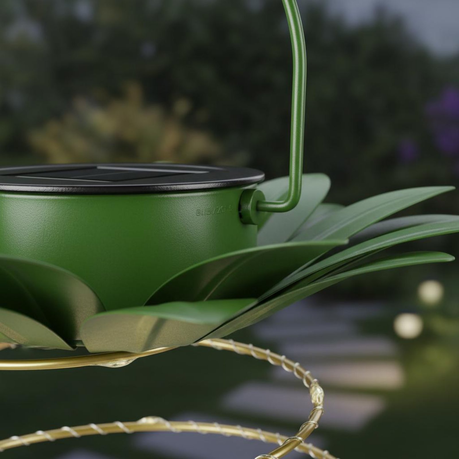 โคมไฟพลังงานแสงอาทิตย์รูปสับปะ - Garden Lighting Decor บทวิจารณ์และราคา