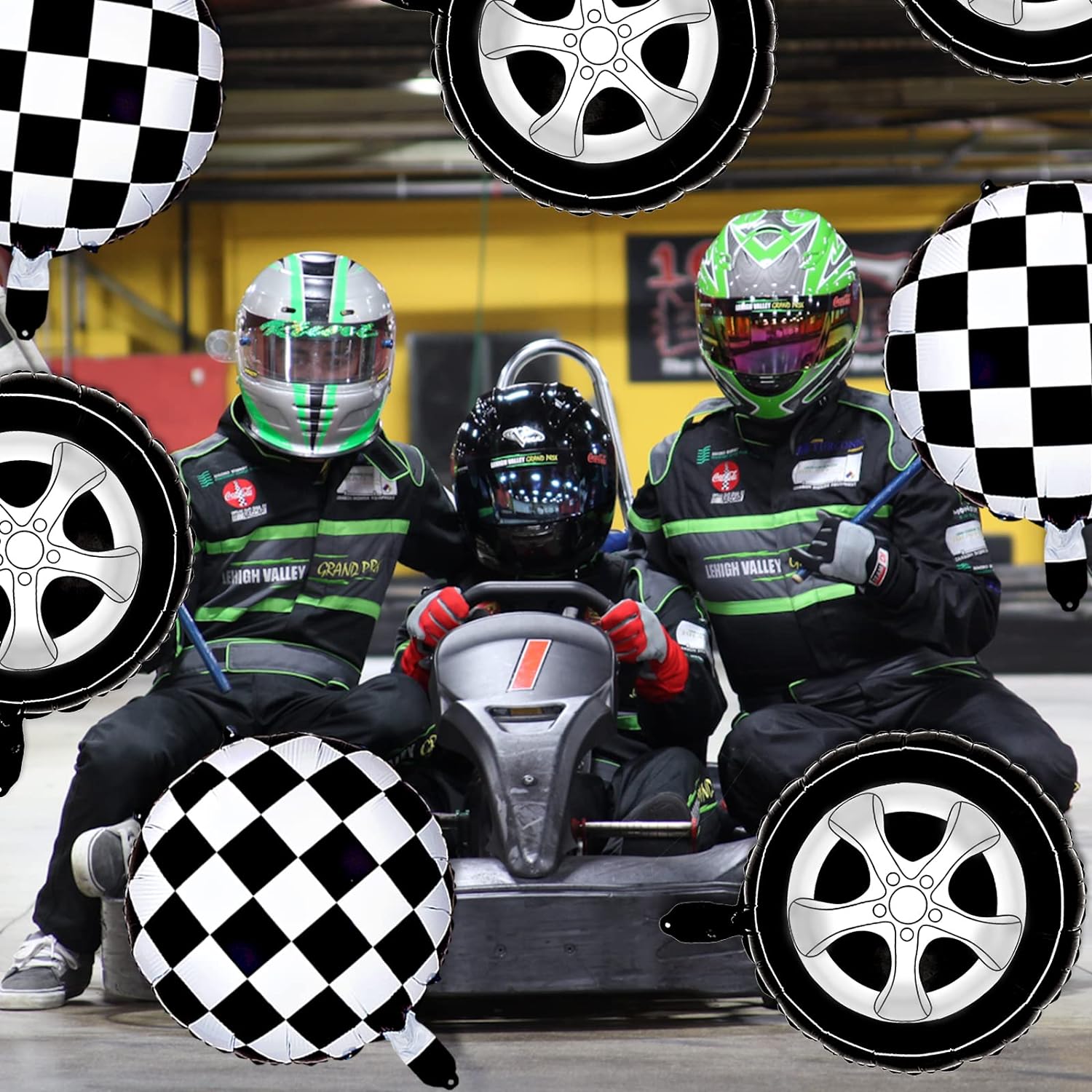 6 แพ็ค 18 นิ้ว Racing Theme Pa - Lighting Mcqueen Decor บทวิจารณ์และราคา