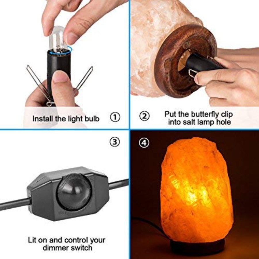 สายไฟสำหรับโคมไฟเกลือหิมาลัยพร - Himalayan Salt Lamp บทวิจารณ์และราคา
