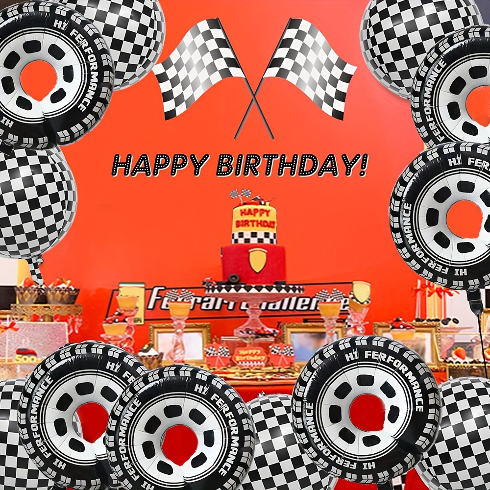 ชุดตกแต่งงานวันเกิดธีมรถแข่ง 6 - Lighting Mcqueen Decor บทวิจารณ์และราคา