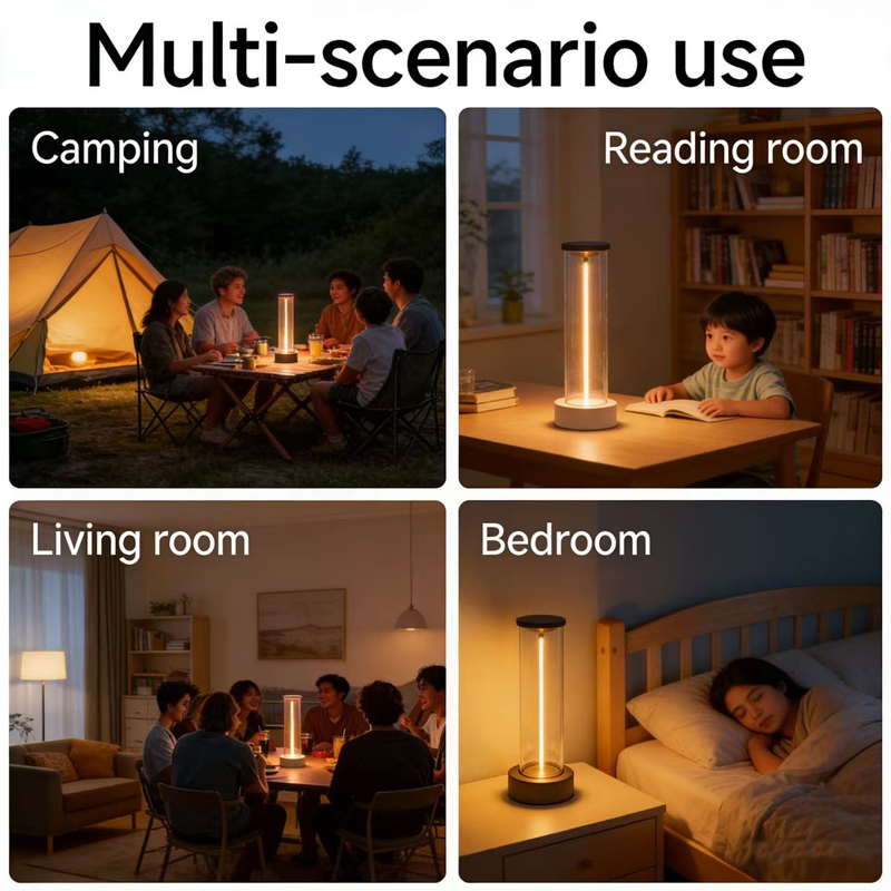 โคมไฟตั้งโต๊ะ LED แบบพกพาไร้สา - Touch Dimmer Lamp บทวิจารณ์และราคา