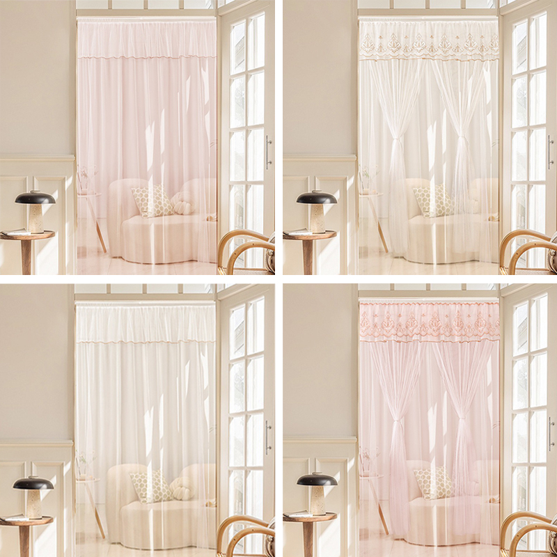 ม่านประตูโปร่งแสงปักลายดอกไม้ส - Japanese Lighting Decor บทวิจารณ์และราคา