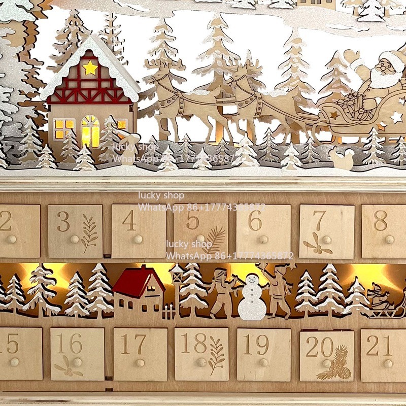 ของตกแต่งคริสต์มาส ชุดนับถอยหล - Lighting Decor Woodbridge บทวิจารณ์และราคา