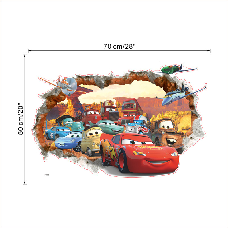 รถยนต์ 3 ภาพยนตร์สติ๊กเกอร์ติด - Lighting Mcqueen Decor บทวิจารณ์และราคา