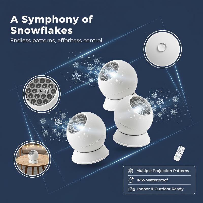 โปรเจคเตอร์ไฟบรรยากาศคริสต์มาส - Ambient Lighting Decor For Room บทวิจารณ์และราคา