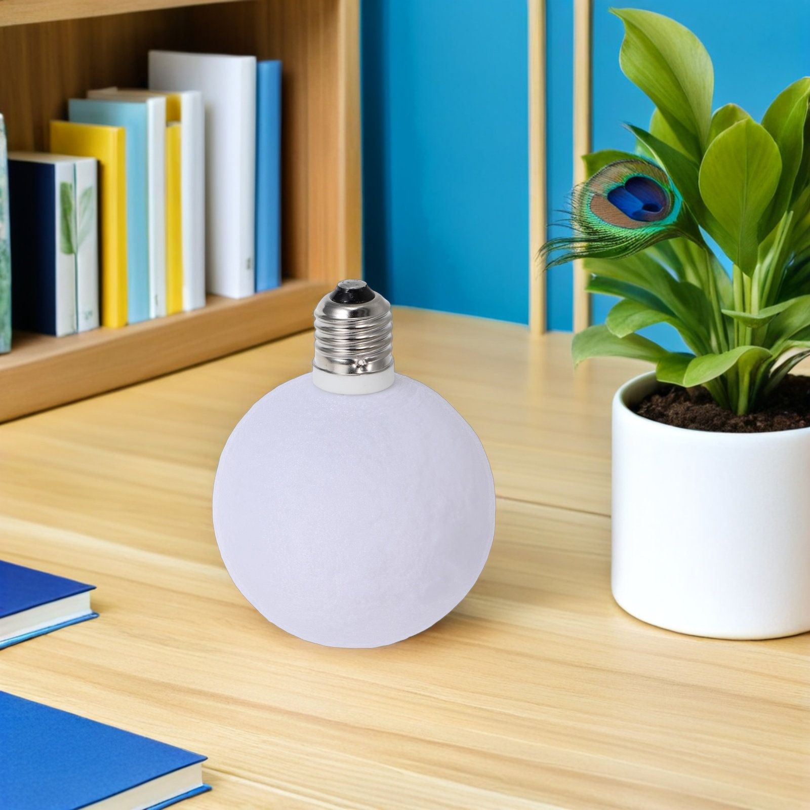 โคมไฟทรงพระจันทร์สมัยใหม่ พิมพ - Room Lighting Bedroom Decor บทวิจารณ์และราคา