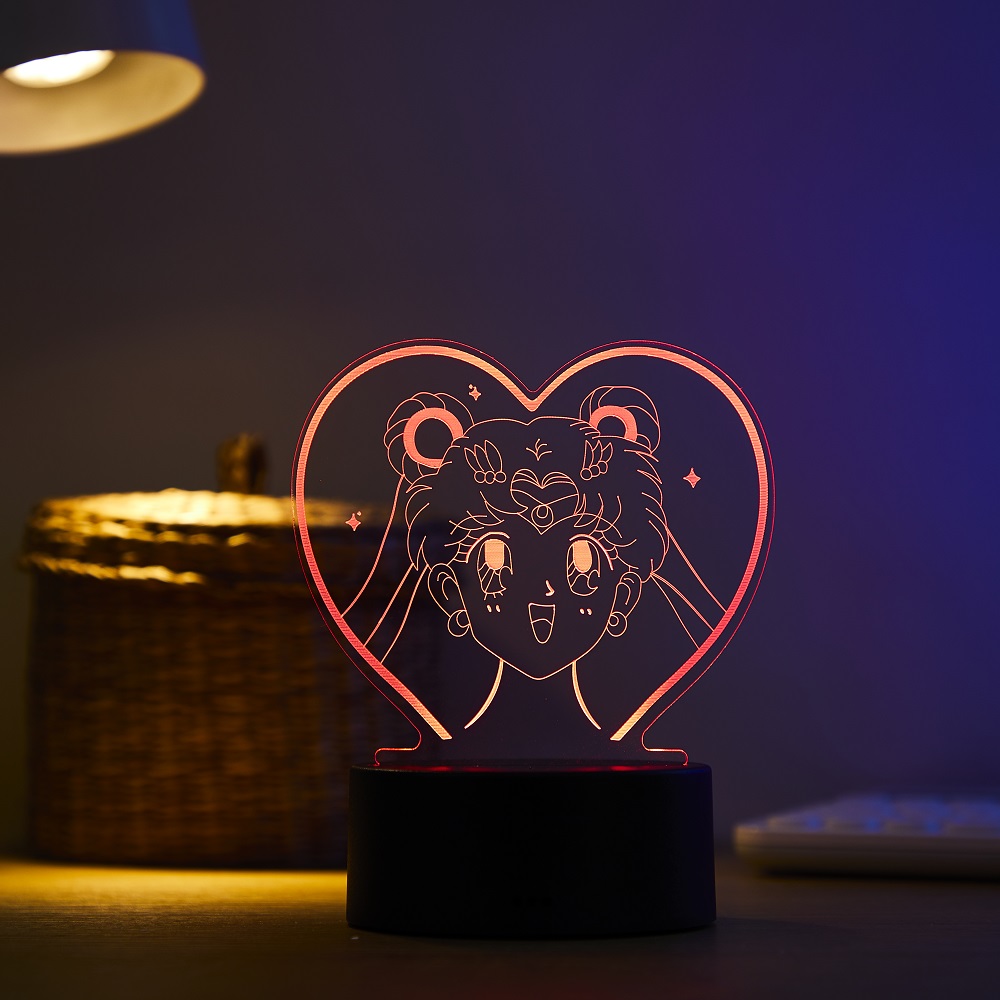 โคมไฟ LED 3D ลายตัวการ์ตูน ซึก - Touch Dimmer Lamp บทวิจารณ์และราคา